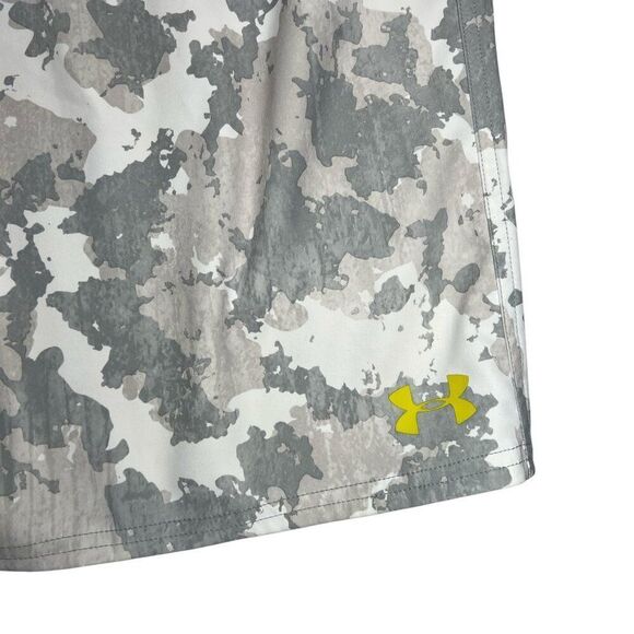 Under Armour Reblek Boardshorts Mens Size 40 HeatGear Loose Fit Camo Swim Trunks - Picture 5 of 12